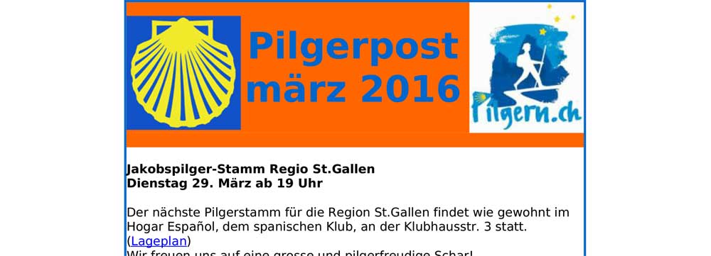 Pilgerpost 2016