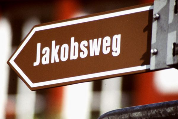Wegweiser Jakobsweg Schweiz ehemals
