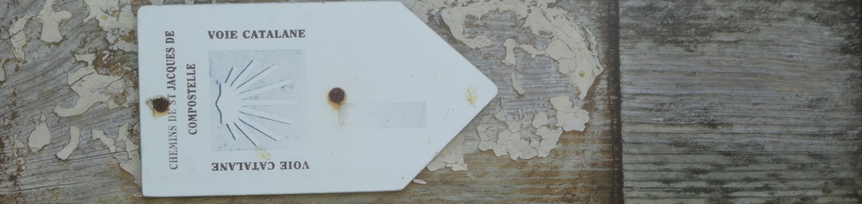 Signalisation Voie Catalane - oder Chemin Catalan in Südwestfrankreich