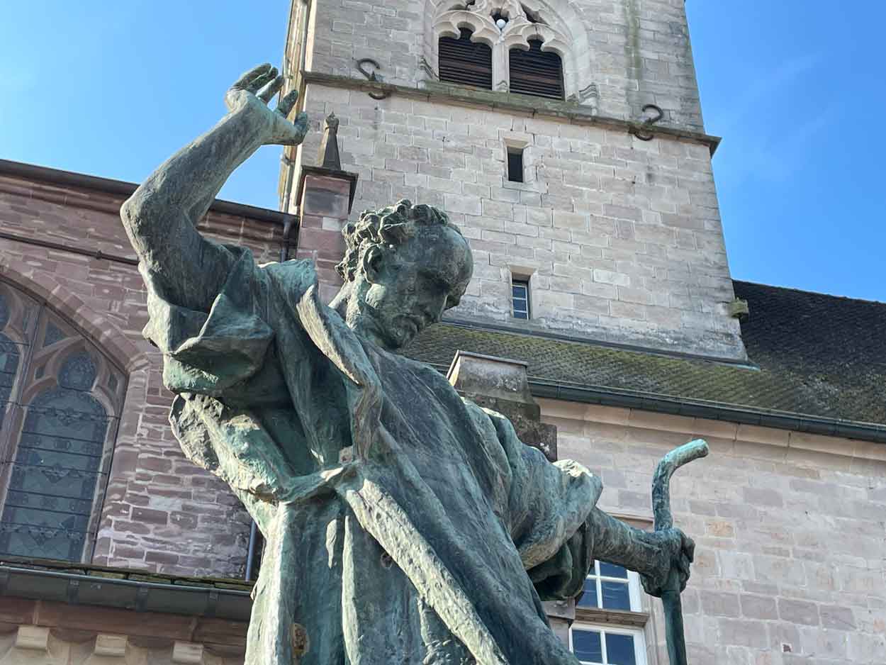 Kolumban in Luxeuil-les-Bains